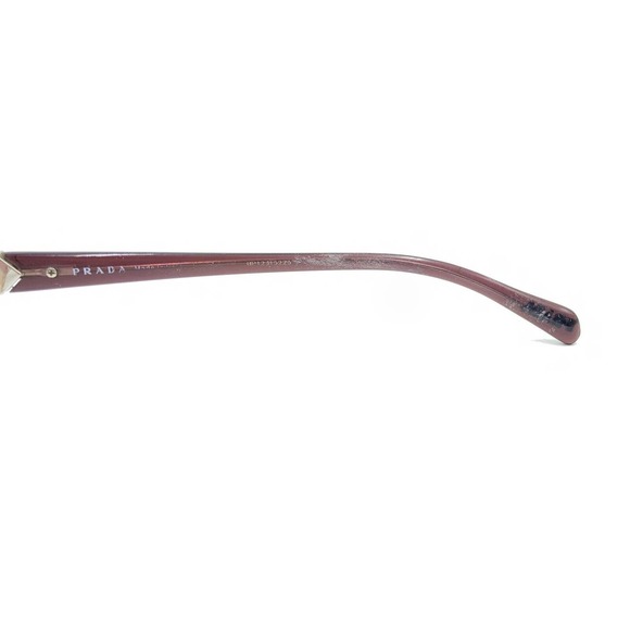 Prada VPR 11N ZYV-1O1 Purple Violet Clear Fade Eyeglasses Frames 52-16 135 Italy - Picture 9 of 12